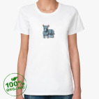 Женская футболка органик