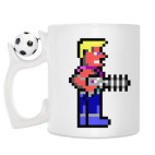 Кружка с футбольным мячиком