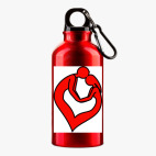 Металлическая бутылка 400 мл UV-DTF