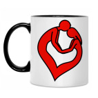 Кружка двухцветная