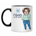 Кружка двухцветная