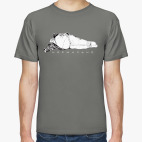 Классическая футболка Нормально. Мем. Отдых. Рыбалка