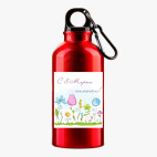 Металлическая бутылка 400 мл UV-DTF