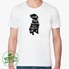 Мужская футболка органик