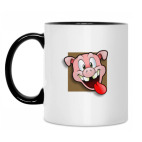 Кружка двухцветная