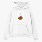 Толстовка худи оверсайз