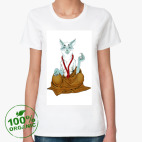 Женская футболка органик