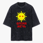 Футболка оверсайз вареная