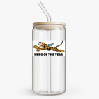 Банка с бамбуковой крышкой