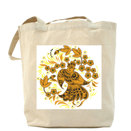 Сумка шоппер с принтом Русско-народный узор