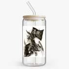 Банка с бамбуковой крышкой