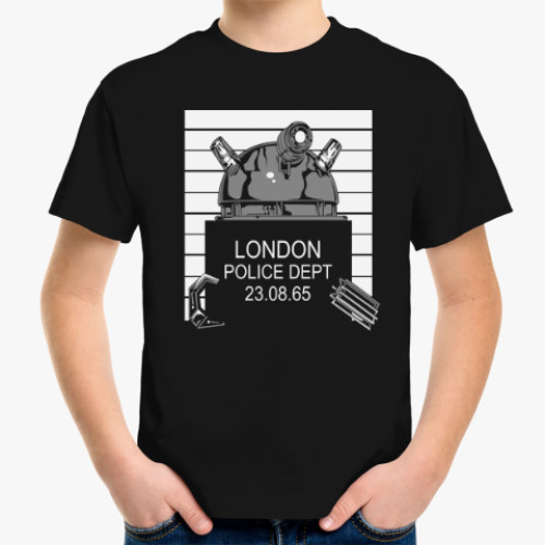 Детская футболка с принтом Далек