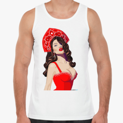 Майка с принтом Славяночка!