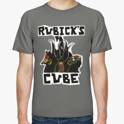 Футболка с принтом Rubick's Cube & Dota