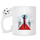 Кружка с футбольным мячиком