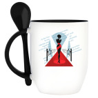 Кружка с ложкой