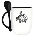 Кружка с ложкой