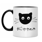 Кружка двухцветная