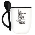 Кружка с ложкой