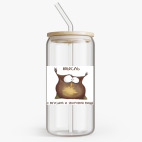 Банка с бамбуковой крышкой