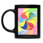 Кружка цветная UV-DTF