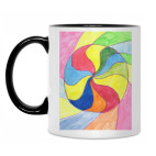 Кружка двухцветная