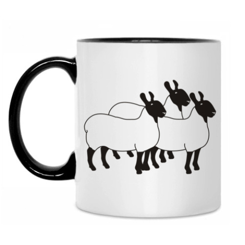 Кружка с принтом ПАСТЬБА