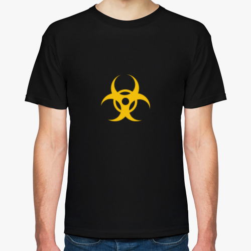 Футболка с принтом Биологическая опасность