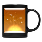 Кружка цветная UV-DTF