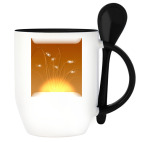 Кружка с ложкой