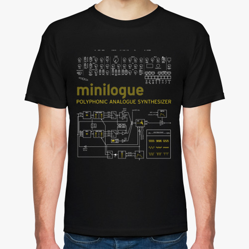 Футболка с принтом Minilogue