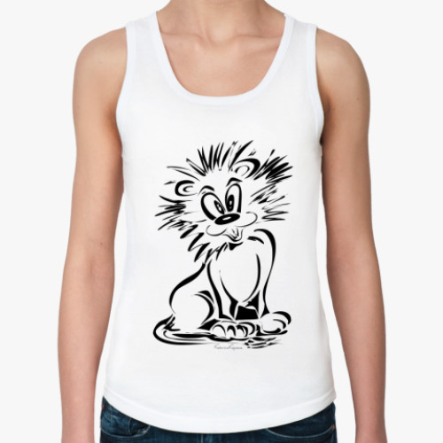 Женская майка с принтом Leo Top