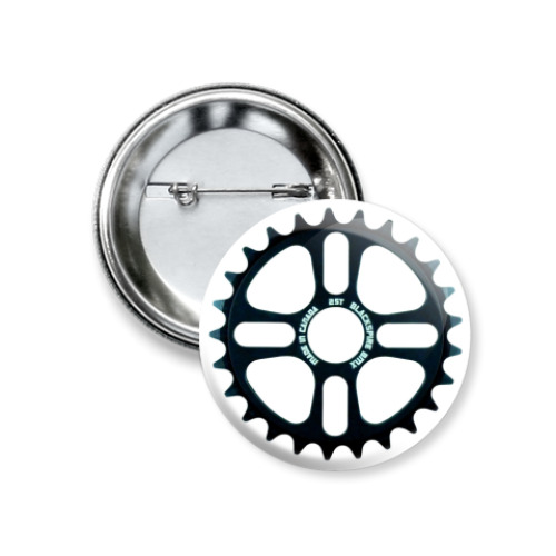 Значок 37мм с принтом  25T