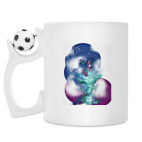 Кружка с футбольным мячиком