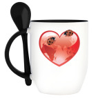 Кружка с ложкой