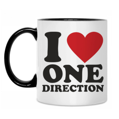 Кружка с принтом One direction