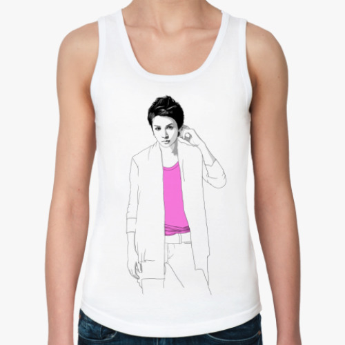 Женская майка с принтом Тома