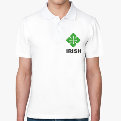 Рубашка поло с принтом irish