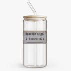 Банка с бамбуковой крышкой