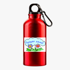 Металлическая бутылка 400 мл UV-DTF