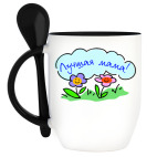 Кружка с ложкой