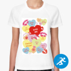 Женская спортивная футболка