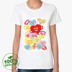 Женская футболка органик