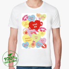 Мужская футболка органик