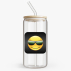 Банка с бамбуковой крышкой