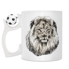 Кружка с футбольным мячиком