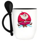 Кружка с ложкой