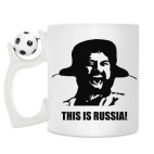 Кружка с футбольным мячиком