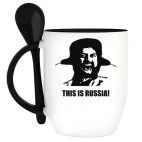 Кружка с ложкой