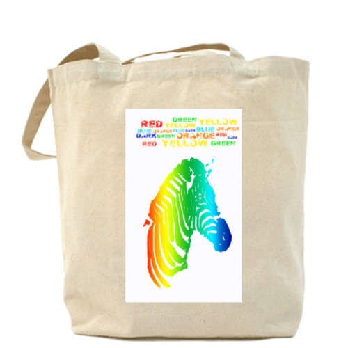 Сумка шоппер с принтом Colour dreams